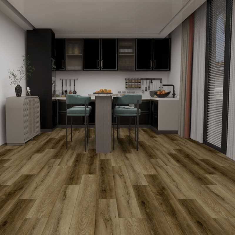 Marmit Vinyl Paradise ジグラ VP-44-4000 Wellmans Village Creek 4.4 mm Vinyl Plank w/Pad